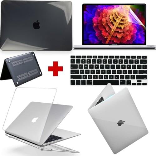 Laptop Case for Apple MacBook Pro 13/16/15/Macbook Air 13/11 Inch Protector Case+Screen Protector +Keyboard Cover