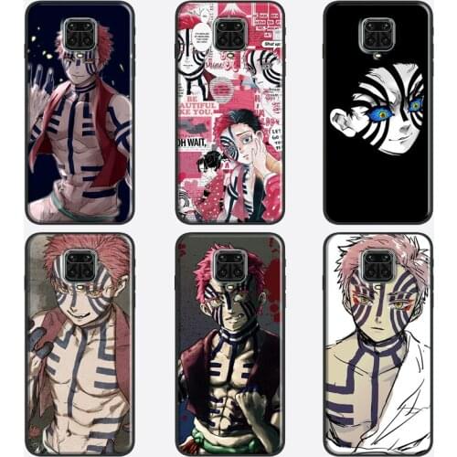 Akaza Demon Slayer Kimetsu no Yaiba For Xiaomi Redmi 9A 8A 7A 9 9C Case For Redmi Note 9 Pro Note 7 8 Pro 8T 9S Coque