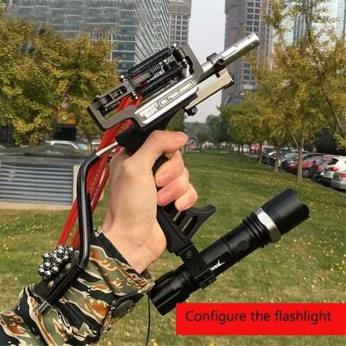 Laser Slingshot Strong Slingshot Catapult With Arrow Clip Hunting caza Powerful Catapult with wrist Target Archery Crossbow Bolt