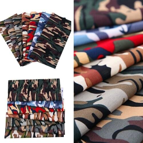 7 Pieces/Set Black White Multi Purpose Cotton DIY Handmade 25*25CM for Household Camouflage Color Sewing Supplies