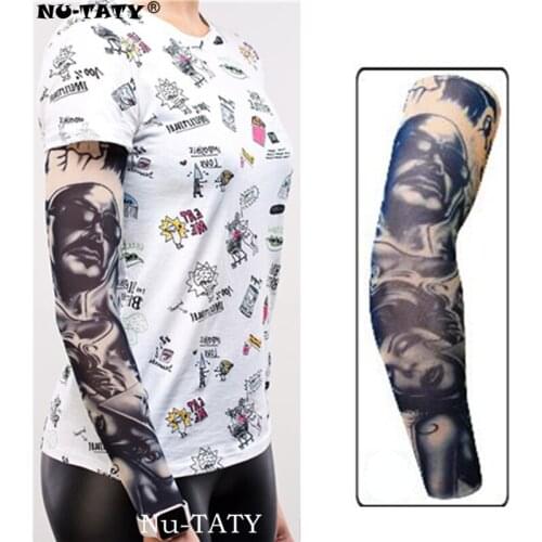 Nu-TATY Avatar Man&woman style Tattoo Sleeve Stockings Body Art Leggings Cool Boys Girls Party Wearings