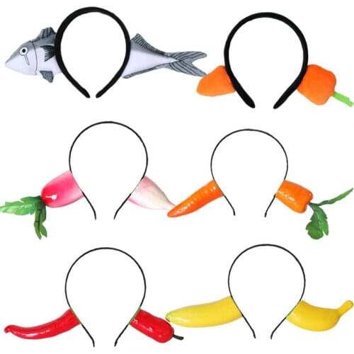 New Headdress Hair Hoop Head Carrot Wear Fish Headband Female Children Wash Face Sweet Interesting Hair Accessories