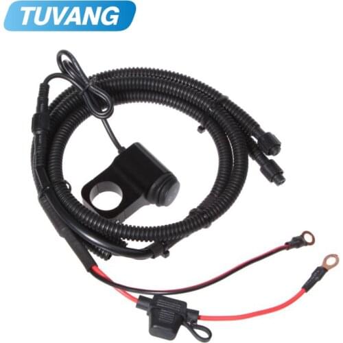 1 set 12V Motorcycle LED Head Light Switch Wire Group Harness ATV Handlebar On -Off Switch For Spotlight Fog Light