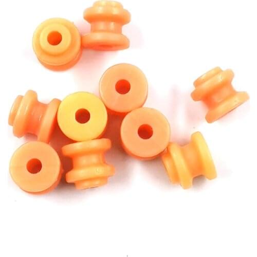 Easy-to-Install Orange 6*2 Plastic Belt Pulley Toy Accessories 6mm Diameter Technology Model Parts 62A