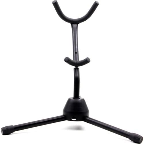 Pratical Lightweight Foldable Saxophone Stand Alto Sax Tenor Sax Rack Black