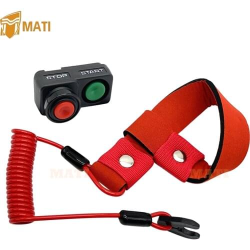 Safety Tether Lanyard Kill Stop Swtich Upgrade for Kawasaki JS300 JS440 JS550 JS800 JS1500 32099-3818 92072-3809