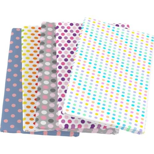 Dots Series Polyester Cotton Material Sewing Quilting Fabrics Needlework Material DIY Handmade Cloth,1Yc13692
