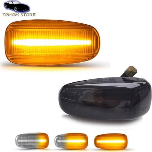 LED Indicator Dynamic Amber Turn Signal Light for Mercedes Benz CLK 320 430 C500 55 AMG SLK 230 W210 S210 W208 R170 W638 W670