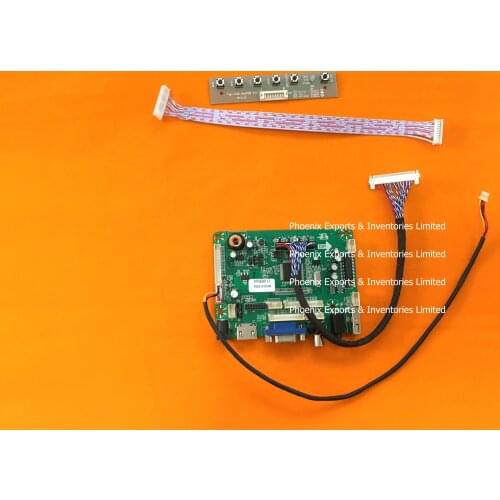VGA HDMI Control Card for G170EG01 V.1 with LVDS cables Driver Board Test Kit G170EG01 V1
