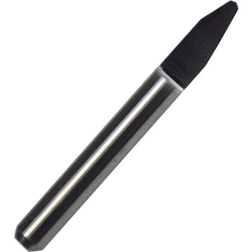 1pc 4 mm SHK Carbide Rounding Bottom Carving Cutters V Cutting Knife Engraving Bits Precise Radiused CNC Router V Bits