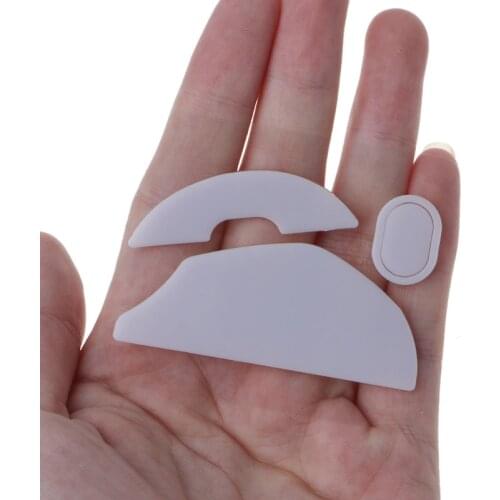 2Sets Mouse Feet pedal for Cooler Master MM720 Mouse Replacement Mouse Feet Glides Curve Edge Mouse Feet Sticker