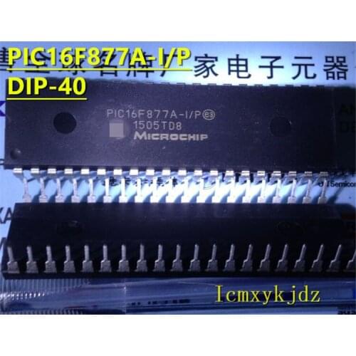 2Pcs/Lot , PIC16F877A-I/P PIC16F877A DIP-40 ,New Original Product New original free shipping fast delivery