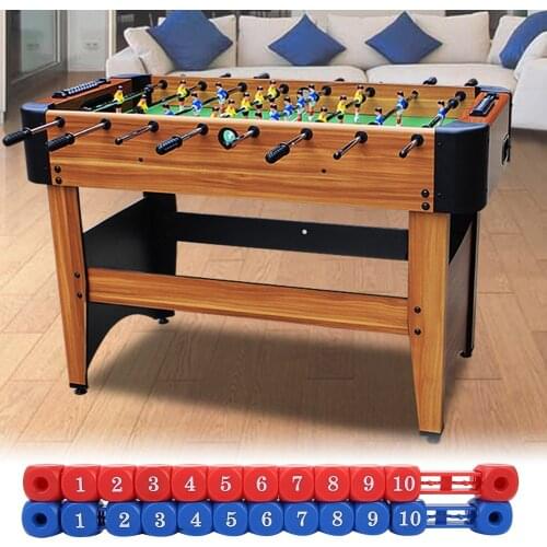 2 Pcs Mini Blue Red Multi Function Plastic Table Soccer Foosball Game Billiard Scoring Unit Scoreboard