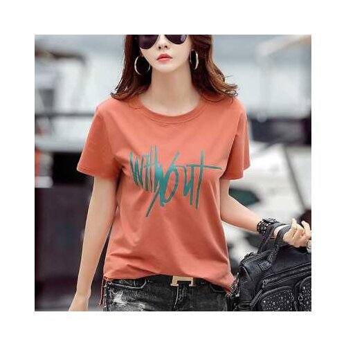 2020 Summer Fashion T Shirt Women Woman blue Tshirt sky