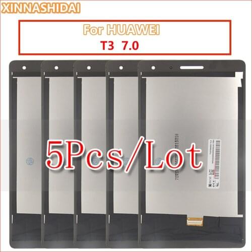 5 Pcs/lot For Huawei Mediapad T3 7.0 3G Wifi LCD Display Touch Screen Digitizer Assembly For Huawei T3 7 BG2-W09 BG2-U01 BG2-U03