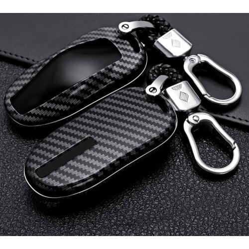 ABS Car Remote Key Case Cover For Tesla Model S Model X Smart Key Bag Key Protected Holder Shell Car Accessories