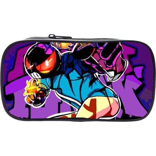Friday Night Funkin Pencil Case Cartoon Storage Cosmetic Bag 3D Print Anime Kids School Supplies Stationery Make Up Box