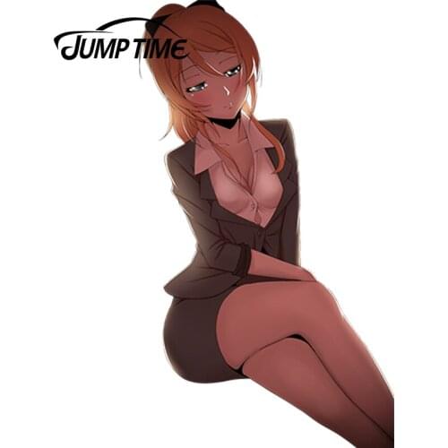 JumpTime 13cm x 7.4cm Japanese Anime Love Live! Sexy Car-Styling Vehicle Car Stickers Waterproof Rear Windshield Accessories