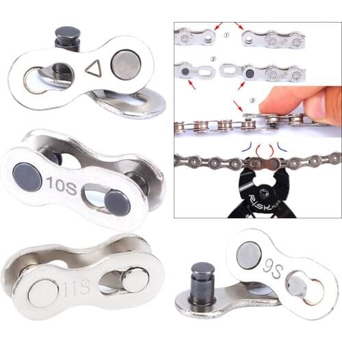 6 7 8 9 10 Speed Bike Chain Connector Lock Set Quick Master Chain Link Joint Bike Parts for MTB Mountain Rode Bicycle