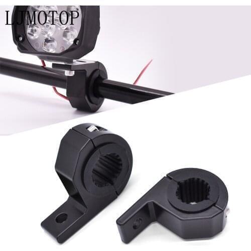 Newest Motorcycle LED Headlight Clamps Brackets Tube Clamp Mount Kit For Honda VTR1000F CBR125R CBR300R CB300F CBR/CB 300