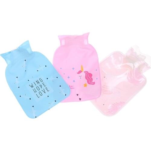 Portable Mini Small Cartoon Hot Water Bag Water Injection Storage Bag Hand Warm Water Bottle Cute Hot Water Bottles