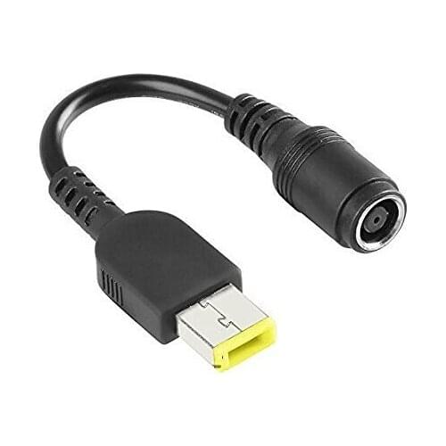 Convert Cable For Tip Adapter Connector Converter for Lenovo Thinkpad Round 7.9mm to Slim Square Yoga Ideapad 0b47046 0b47048
