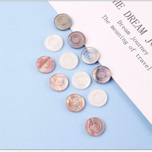Spring style 100pcs/lot 9mm color print geoemtry rounds shape acrylic flatback beads without hole diy jewelry earring accessory