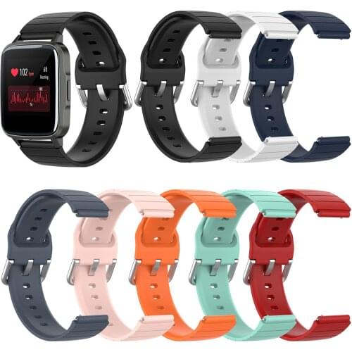 Watch Strap for Xiaomi Haylou Solar LS02 Silicone Sport Bracelet Replacement for Xiaomi Haylou Sola LS01 Band Accessories