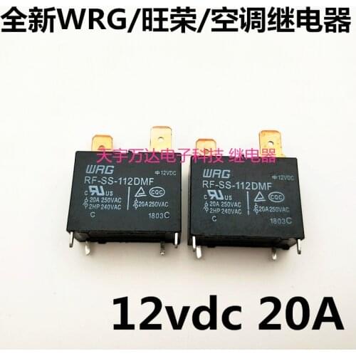 RF-SS-112DMF WRG Relay 20A 250VAC 4PIN