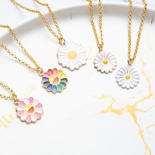 Romantic Sweet Cute Colorful Hamburger Shape Link Chains Pendant Necklaces For Women And Children Presents For Family Christmas