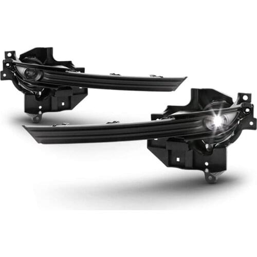 Car Style Front Fog Light Daytime Running Lamp Grille Cover Protector for Mazda CX-5 CX5 2017-19 Accessories