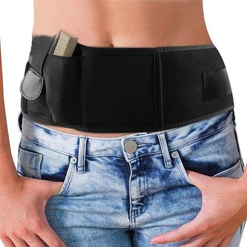 Tactical Pistol Holster Belly Band Portable Hidden Holster Wide Belt Mobile Phone Holster Outdoor Hunting and Defense Holster