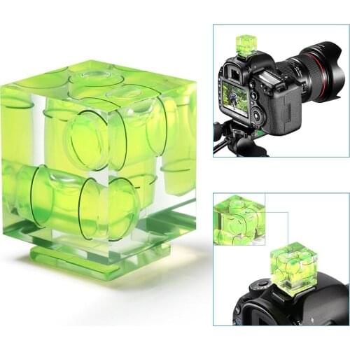 JUST NOW Three-Axis Hot-Shoe Bubble-Spirit Level for for Canon for Nikon SLR/DSLR Cameras for Panoramic Photography