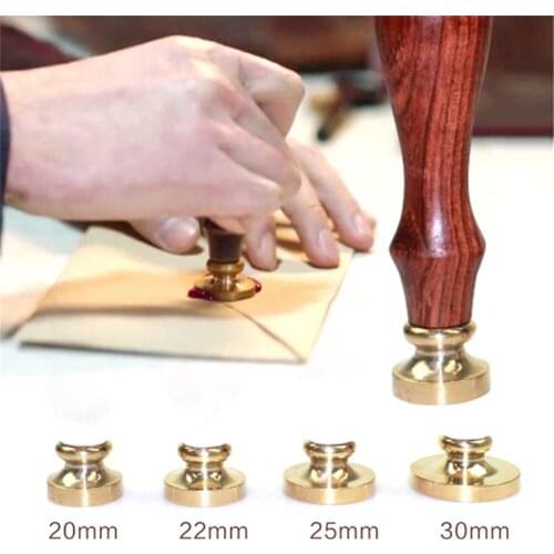 4 Kinds Of Size Retro Sealing Wax Stamp Copper Head Round Copper Head For Envelope Sealing