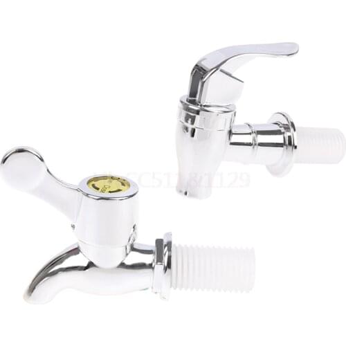 1pcs 17mm Silver Glass Wine Bottle Faucet Jar Wine Barrel Water Tank Faucet