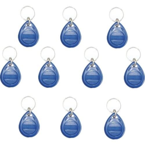10pcs/lot 13.56MHz IC Tag RFID Sensor Proximity IC Key Tags Keyfobs Token NFC TAG Keychain Arduino For ccess Control Attendance