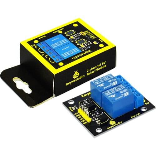 Keyestudio 2-channel 5V Relay Module for Arduino ARM PIC AVR DSP Electronic