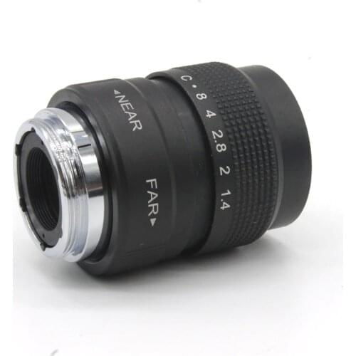 25mm f1.4 C mount CCTV camera Lens for Fujifilm X-E2 / X-E1 / X-Pro1 / X-M1 / X-A2 / X-A1 / X-T1 black
