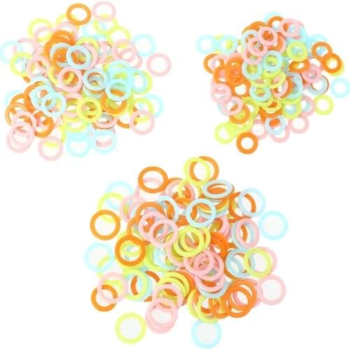300pcs Round Knit Knitting Marking Circles Rings Markers Crochet Stitch DIY Craft Tool Sewing Accessories