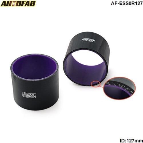 5"127mm 4-Ply Silicone Intercooler Turbo Intake Pipe Coupler Hose BLACK For Honda Civic EK9 AF-ESS0R127