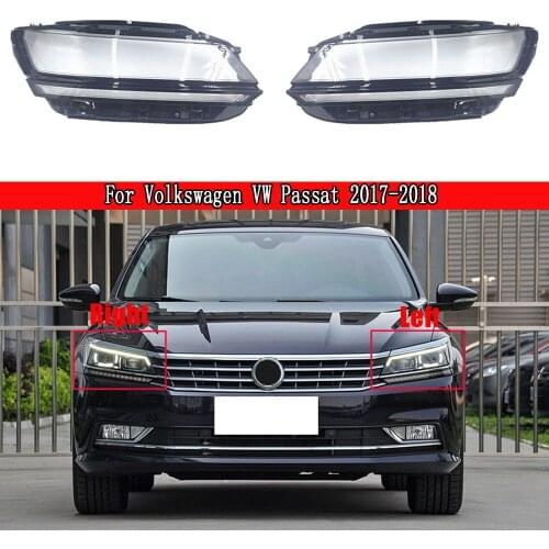 Car Lamp Shell Masks Front Headlight Cover Lens Glass Headlamps Transparent Lampshade For Volkswagen VW Passat 2017 2018