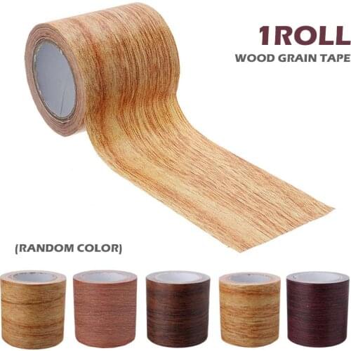 Wood Grain Tape Waterproof And Mildew Proof Self Adhesive Tape Household Furniture Floor Repair Tape To Cover Blemish Stickers