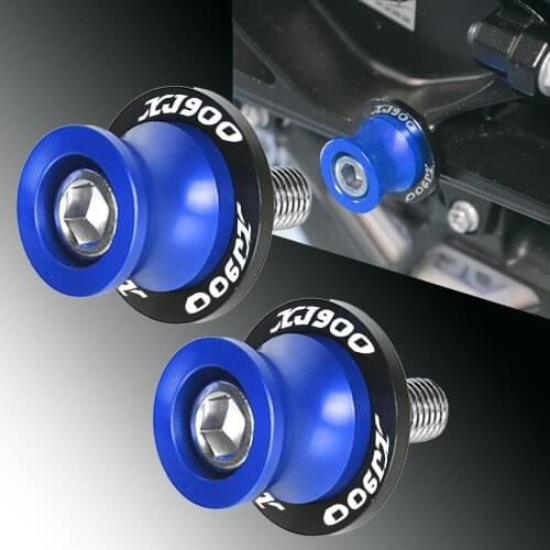 For YAMAHA XJ900 S DIVERSION 1995 1996 1997 1998 1999 2000 2001 2002 2003 Motorcycle 6MM CNC Swingarm Spools Stand Screws Slider