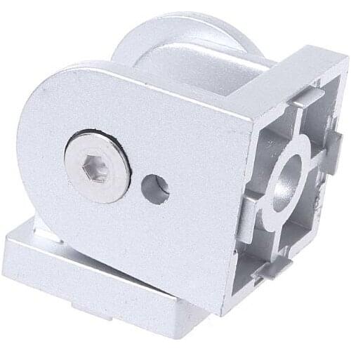 Zinc Alloy Flexible Hinge Pivot Joint Connector For Aluminum Extrusion Profile P0RE