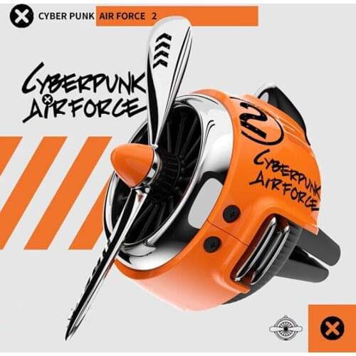 Graffiti style Aircraft engine Car Air Freshener perfume Automobile Interior Perfume Clip Fragrance Ornament Car Accessories