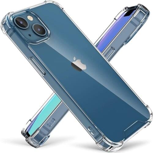 2 in 1 Transparent Luxury Clear Phone case For Iphone 12 Pro Max/XS/X/XR/6/7/8 11 Back Cover Shockproof Tpu PC Hard Bumper 10pcs