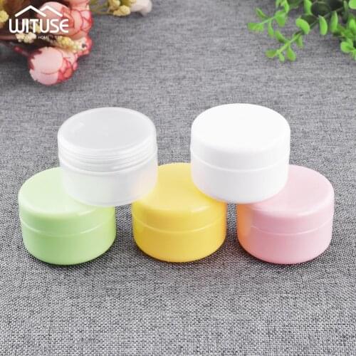 Empty Makeup Jar Refillable Bottles Pot Face Cream Lotion Small Cosmetic Container Little Cream Travel Container 20g 50g 100g