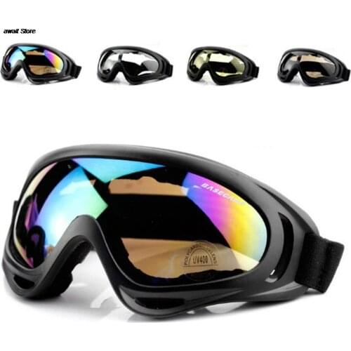 Super Tenacity Motorcycle Goggles Mask Lens Outdoor Riding Retro Motorcycle Helmet Glasses Vintage Off-Road Eyewear