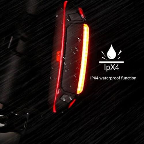 Ciclismo Bicycle Rear Light USB Rechargeable Cycling LED Taillight Waterproof MTB Road Bike Tail Light Flashing For Bicycle