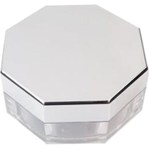 10g Mini Face Loose Finished Powder Case Octangle Blush Box With Sifter Mesh